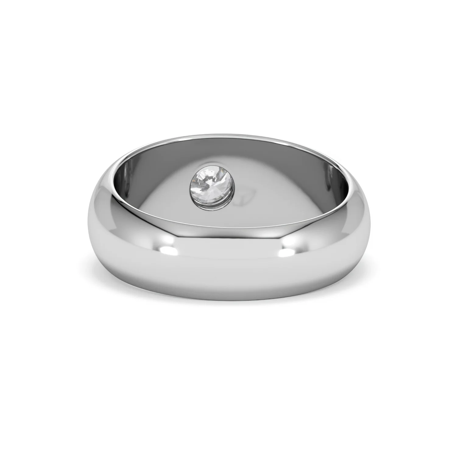 Lab Diamond Signet Ring 0.50ct in 925 Silver H/SI - Image 51