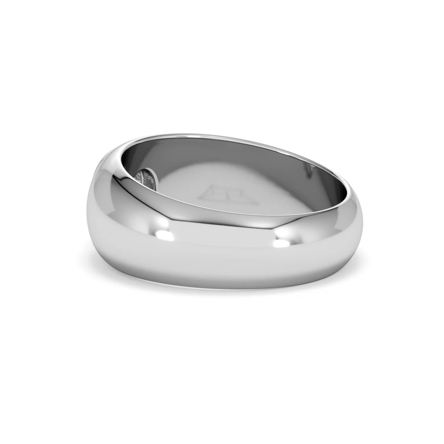 Lab Diamond Signet Ring 0.50ct in 925 Silver H/SI - Image 61