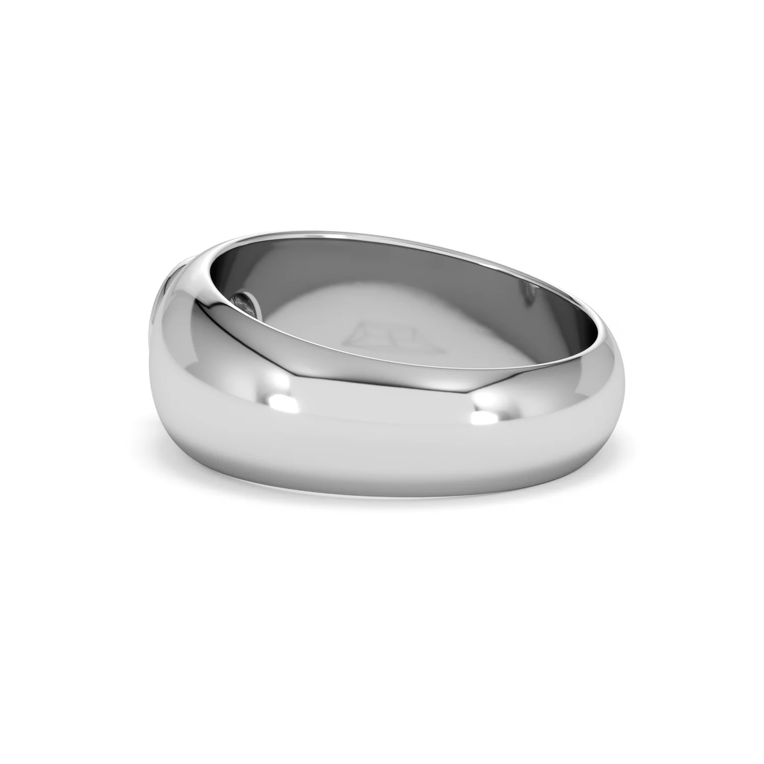 Lab Diamond Signet Ring 0.50ct in 925 Silver H/SI - Image 62