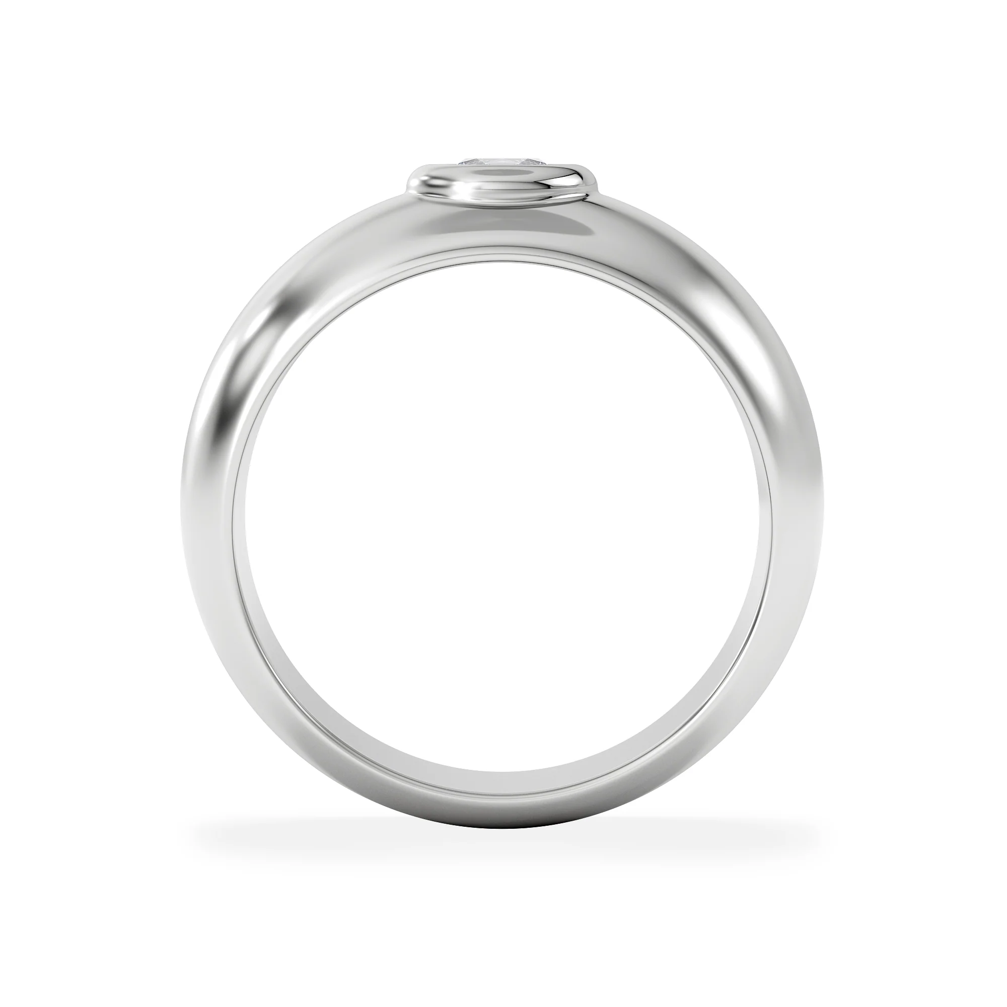 Lab Diamond Signet Ring 0.50ct in 925 Silver H/SI - Image 7