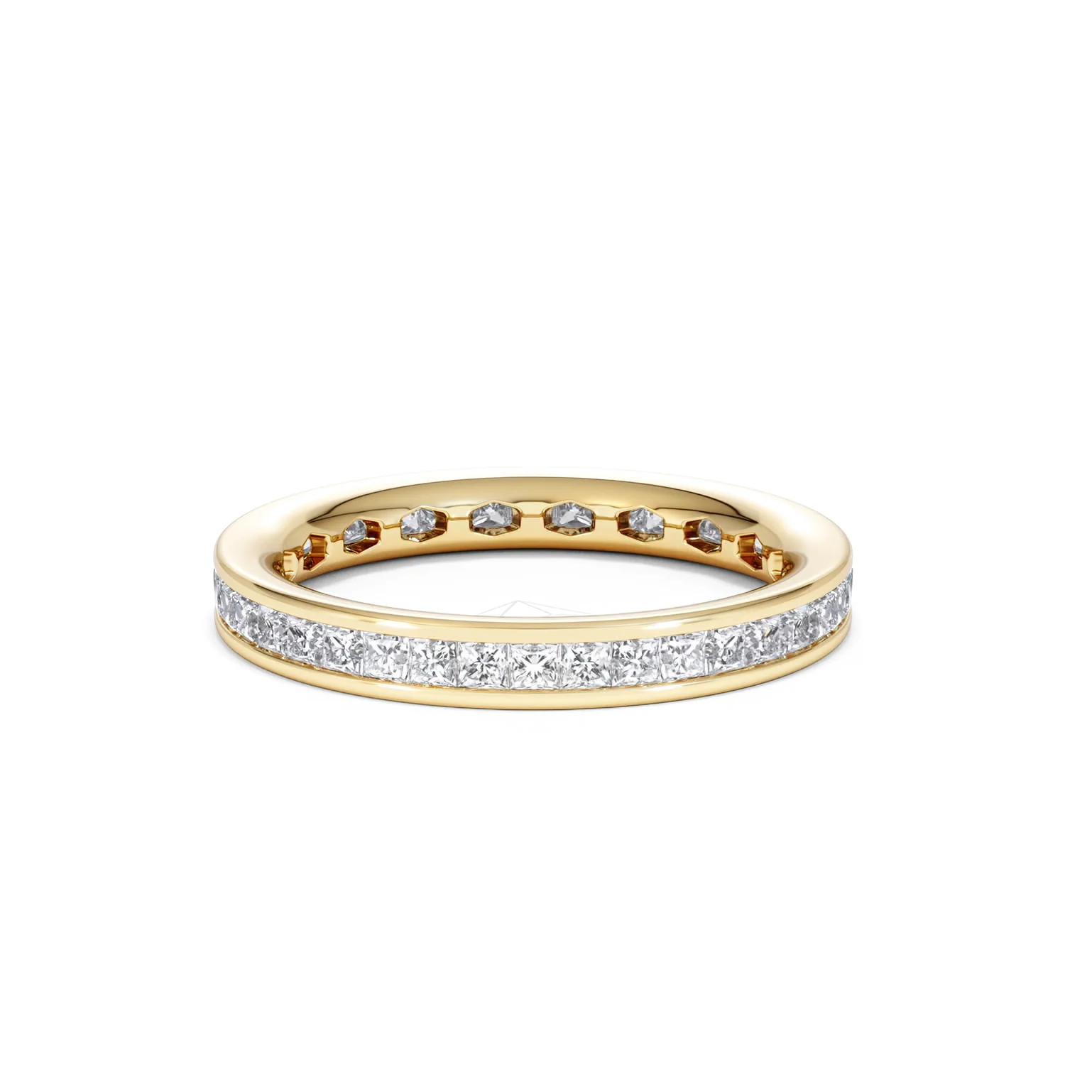Lauren Lab Princess Diamond Eternity Ring 18K Gold 1.00ct G/Vs - Image 30