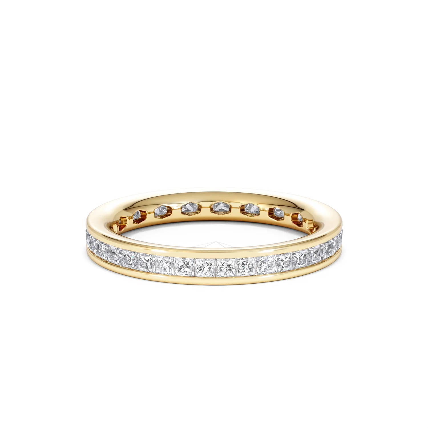 Lauren Lab Princess Diamond Eternity Ring 18K Gold 1.00ct G/Vs - Image 47