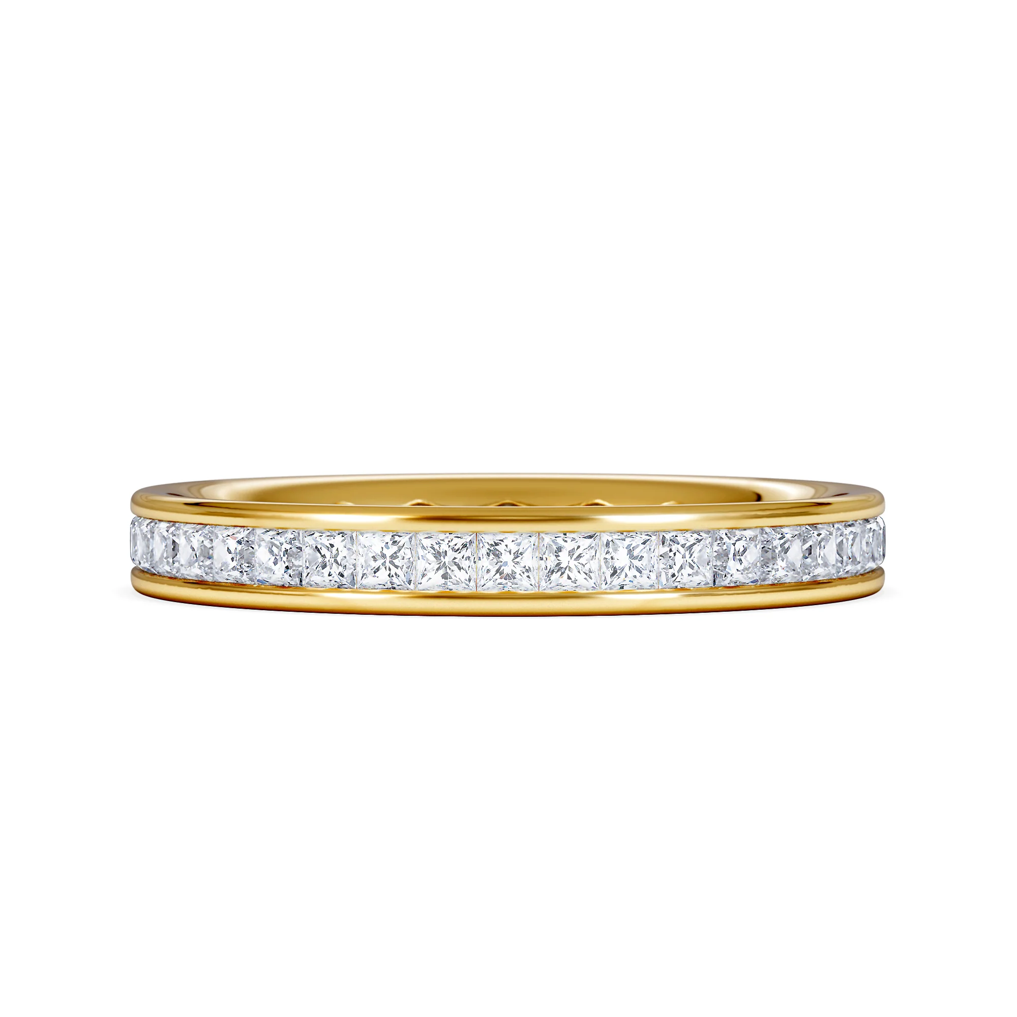 Lauren Lab Princess Diamond Eternity Ring 18K Gold 1.00ct G/Vs - Image 6
