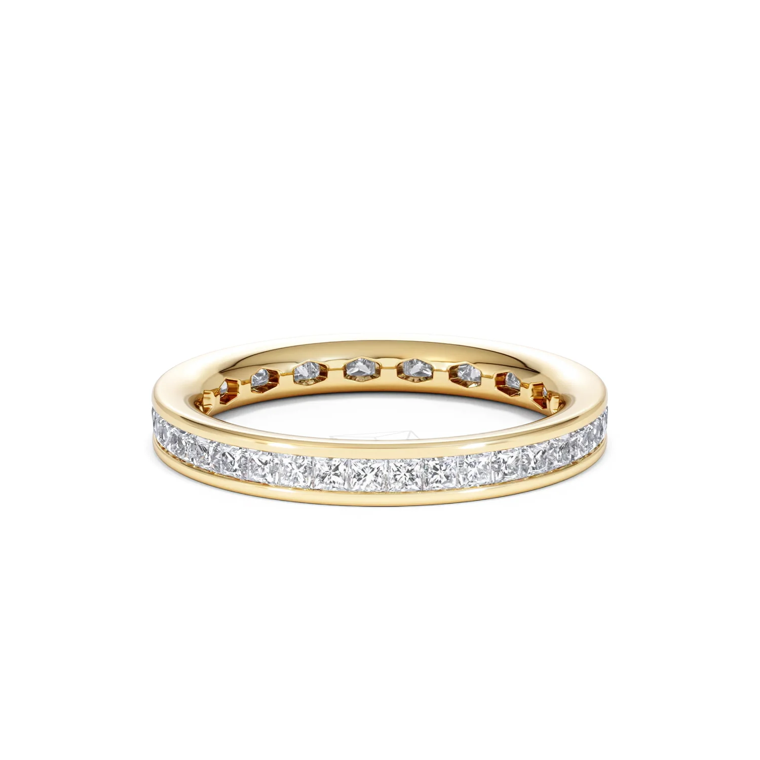Lauren Lab Princess Diamond Eternity Ring 18K Gold 1.00ct G/Vs - Image 61