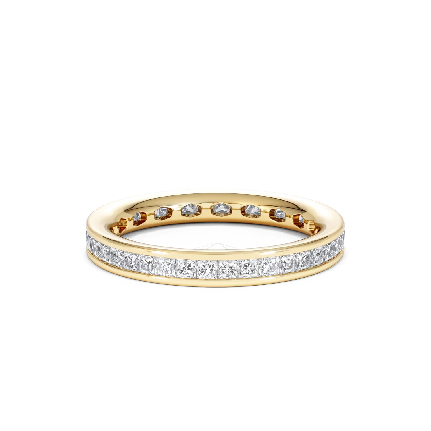 Lauren Lab Princess Diamond Eternity Ring 18K Gold 1.00ct G/Vs - Image 67