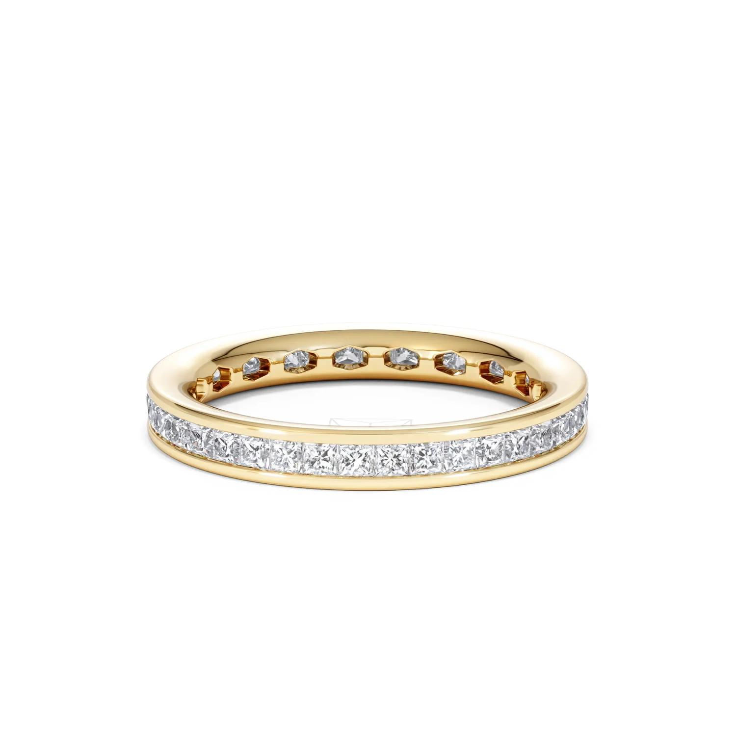 Lauren Lab Princess Diamond Eternity Ring 18K Gold 1.00ct G/Vs - Image 77