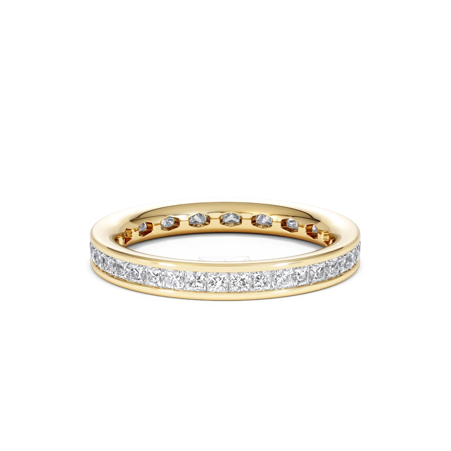 Lauren Lab Princess Diamond Eternity Ring 18K Gold 1.00ct G/Vs - Image 79