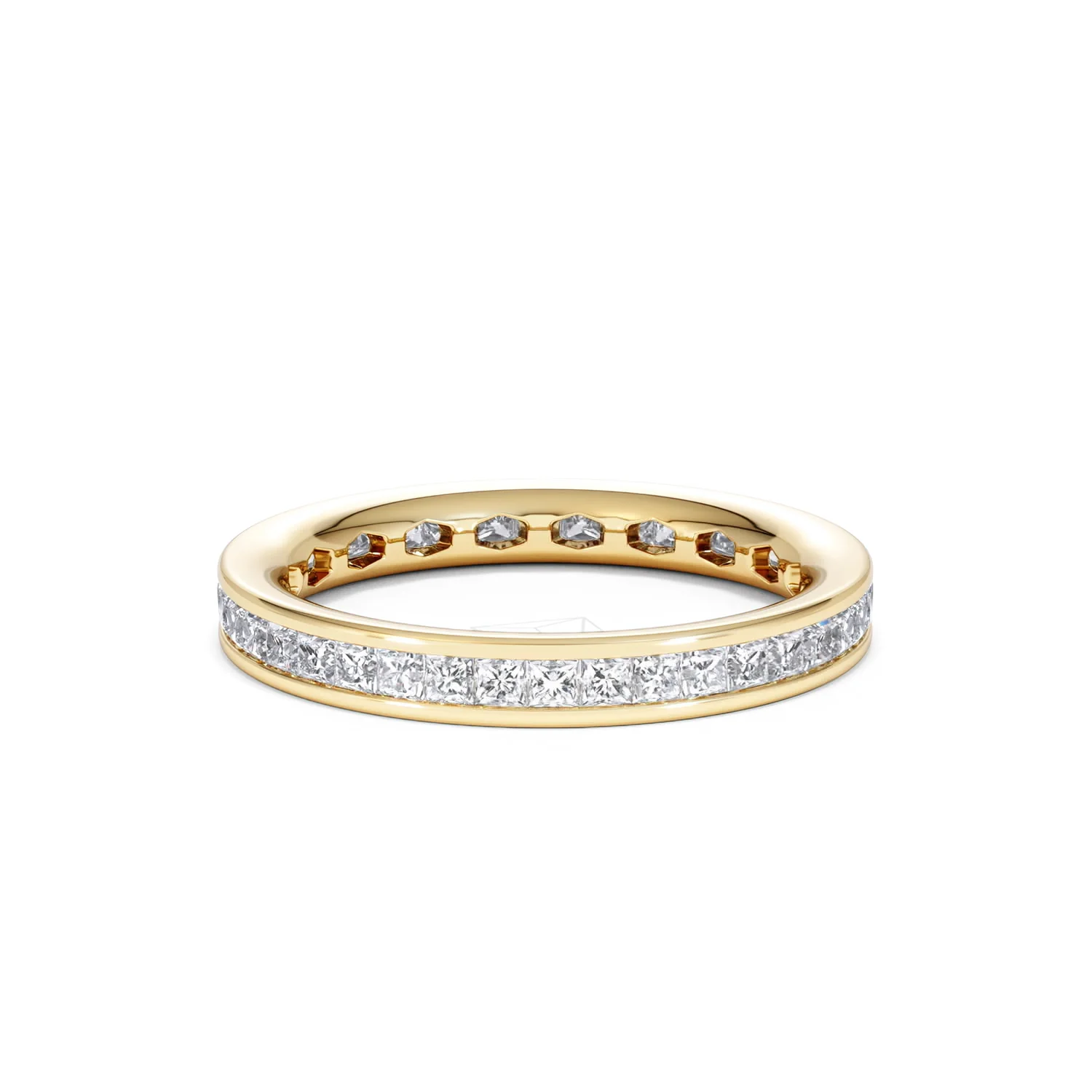 Lauren Lab Princess Diamond Eternity Ring 18K Gold 1.00ct G/Vs - Image 82