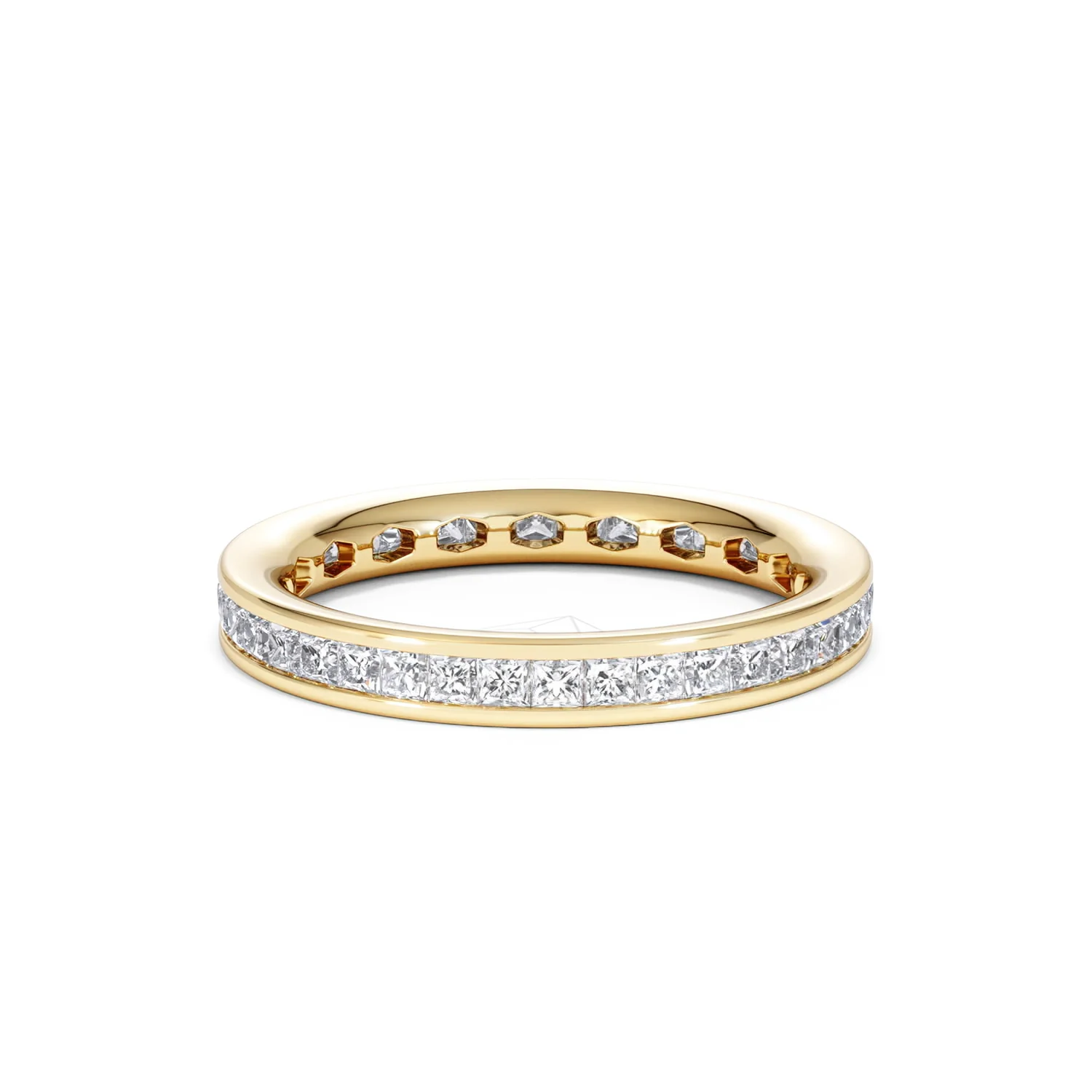 Lauren Lab Princess Diamond Eternity Ring 18K Gold 1.00ct G/Vs - Image 84