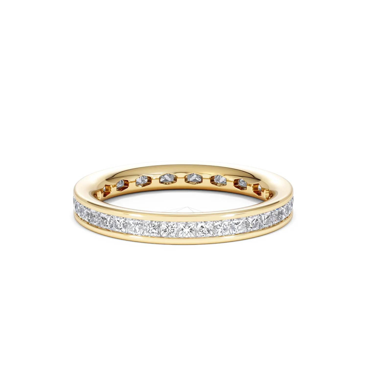 Lauren Lab Princess Diamond Eternity Ring 18K Gold 1.00ct G/Vs - Image 86