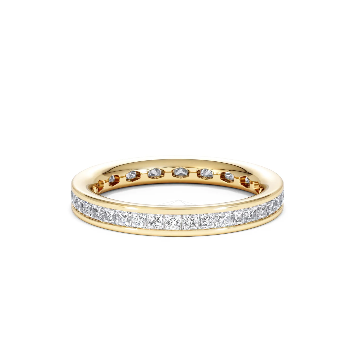 Lauren Lab Princess Diamond Eternity Ring 18K Gold 1.00ct G/Vs - Image 87