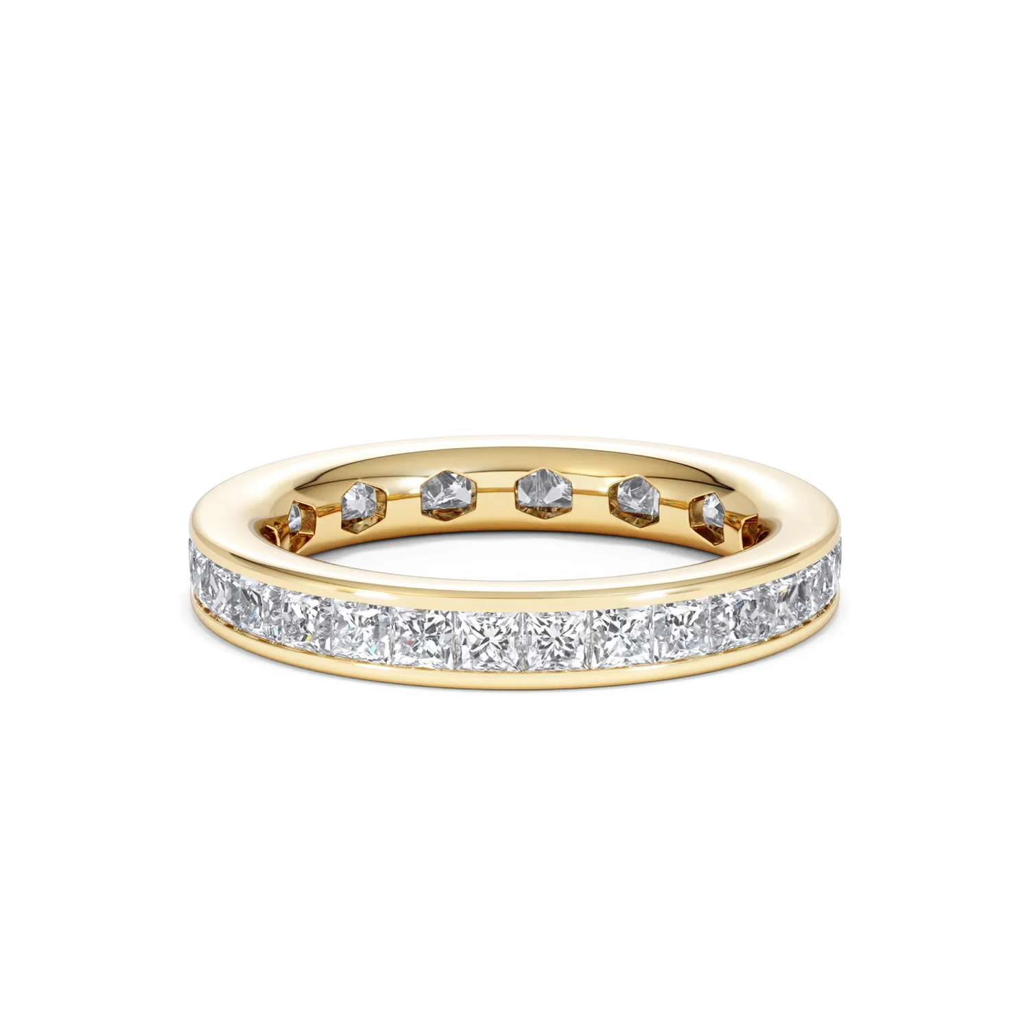 Lauren Lab Princess Diamond Eternity Ring 18K Gold 2.00ct G/Vs - Image 25