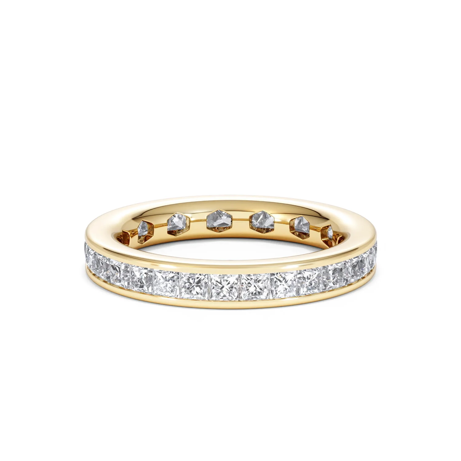 Lauren Lab Princess Diamond Eternity Ring 18K Gold 2.00ct G/Vs - Image 28