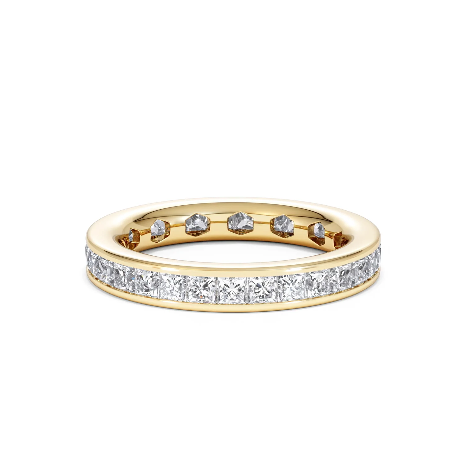 Lauren Lab Princess Diamond Eternity Ring 18K Gold 2.00ct G/Vs - Image 31