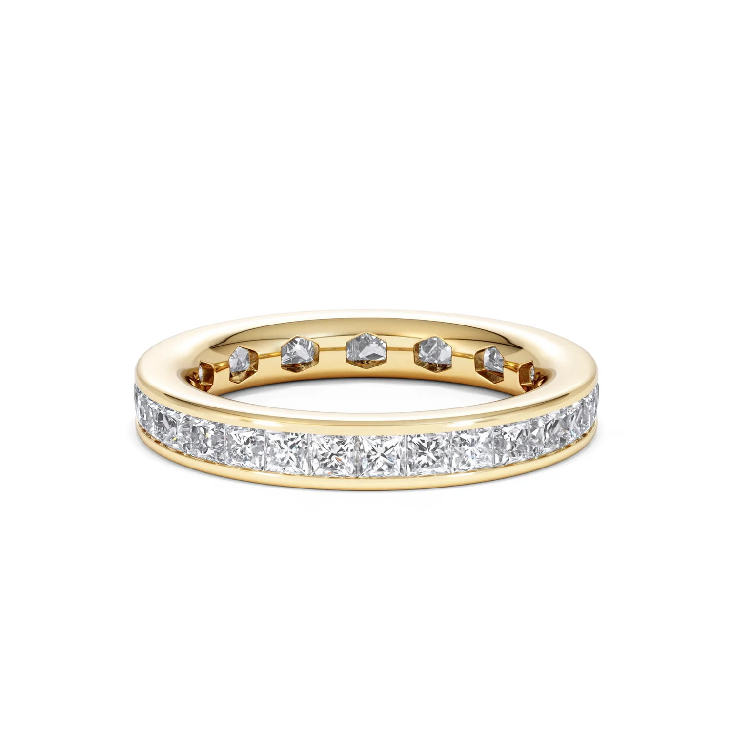 Lauren Lab Princess Diamond Eternity Ring 18K Gold 2.00ct G/Vs - Image 32