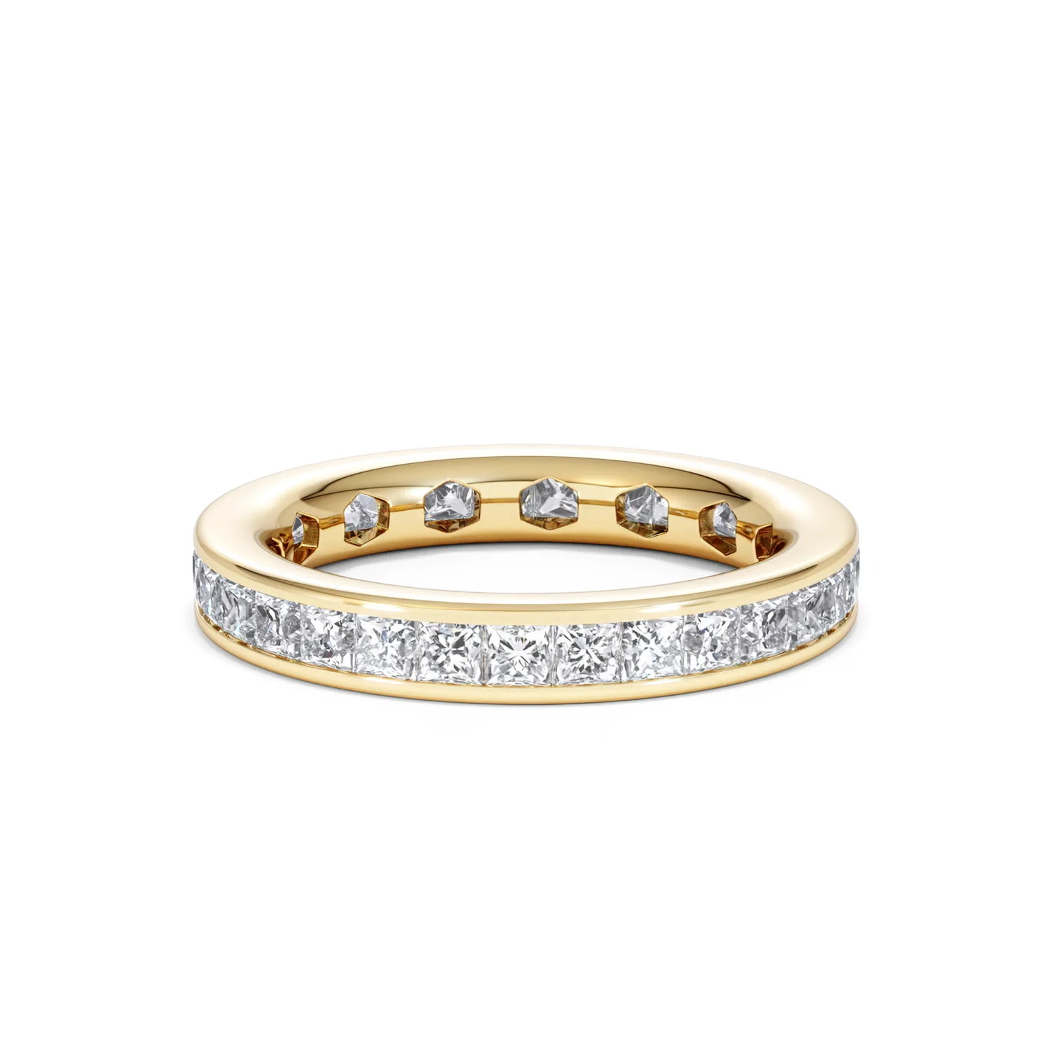Lauren Lab Princess Diamond Eternity Ring 18K Gold 2.00ct G/Vs - Image 36