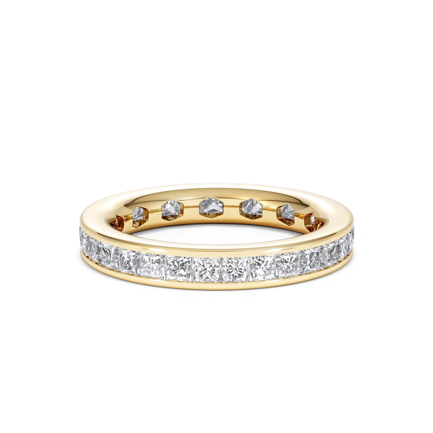 Lauren Lab Princess Diamond Eternity Ring 18K Gold 2.00ct G/Vs - Image 38