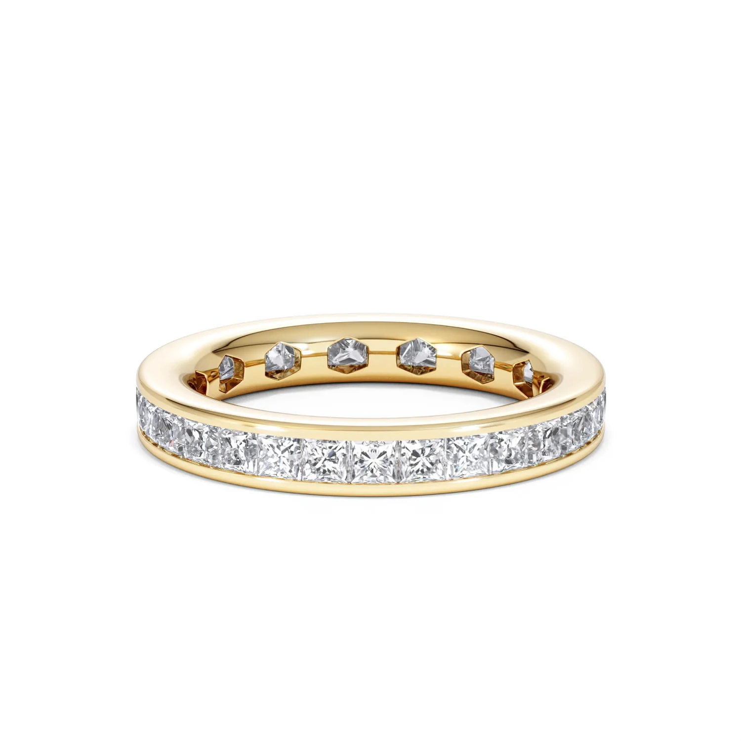 Lauren Lab Princess Diamond Eternity Ring 18K Gold 2.00ct G/Vs - Image 39