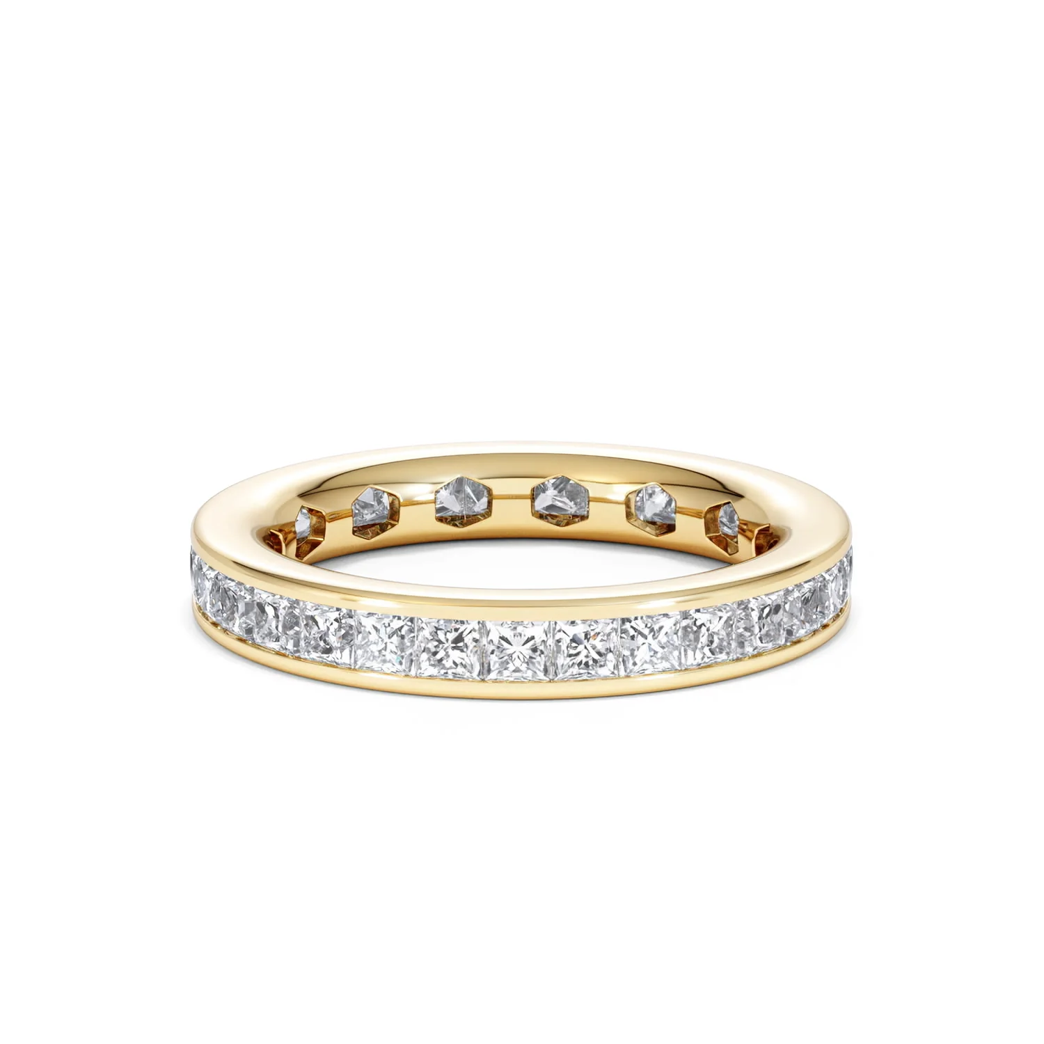 Lauren Lab Princess Diamond Eternity Ring 18K Gold 2.00ct G/Vs - Image 67