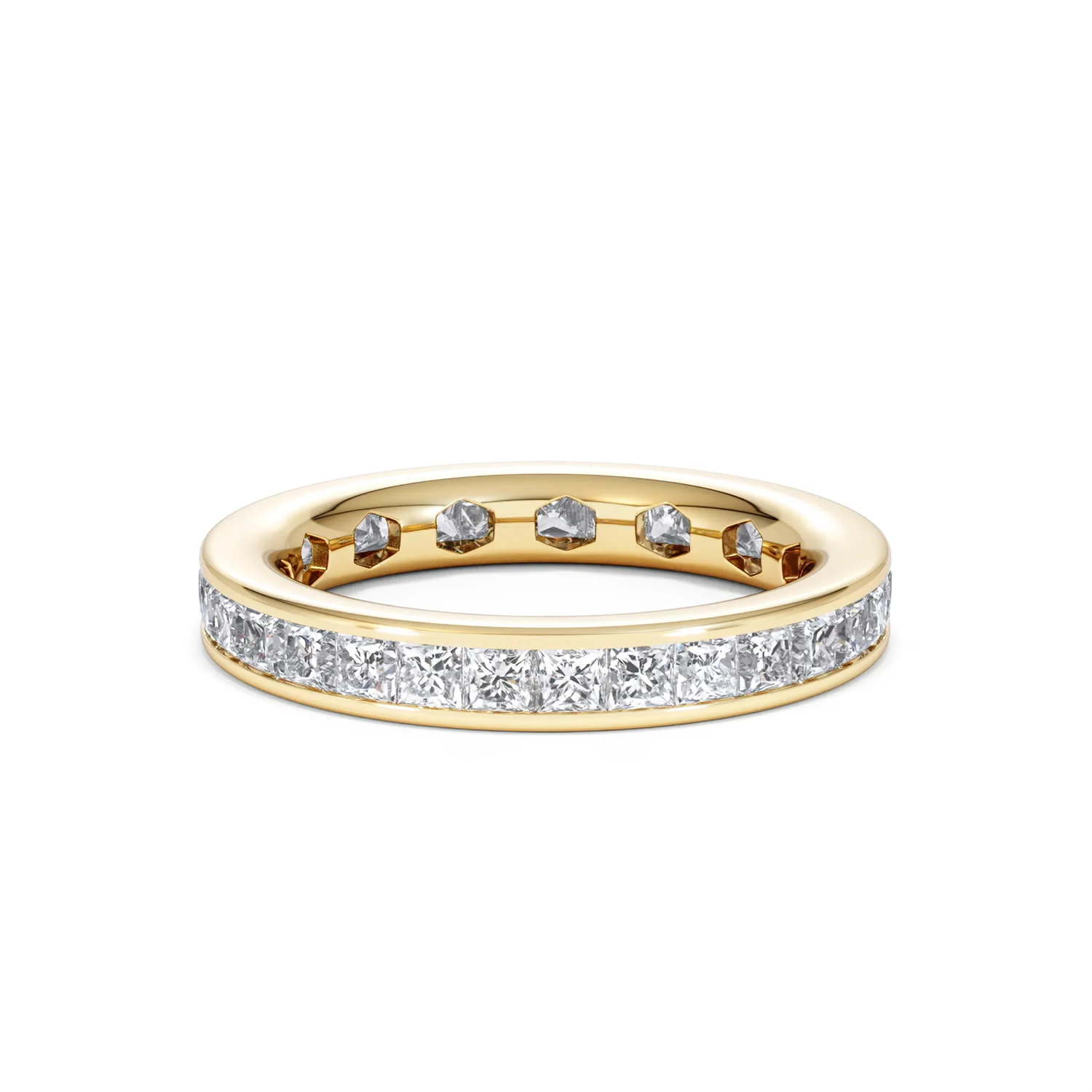 Lauren Lab Princess Diamond Eternity Ring 18K Gold 2.00ct G/Vs - Image 68