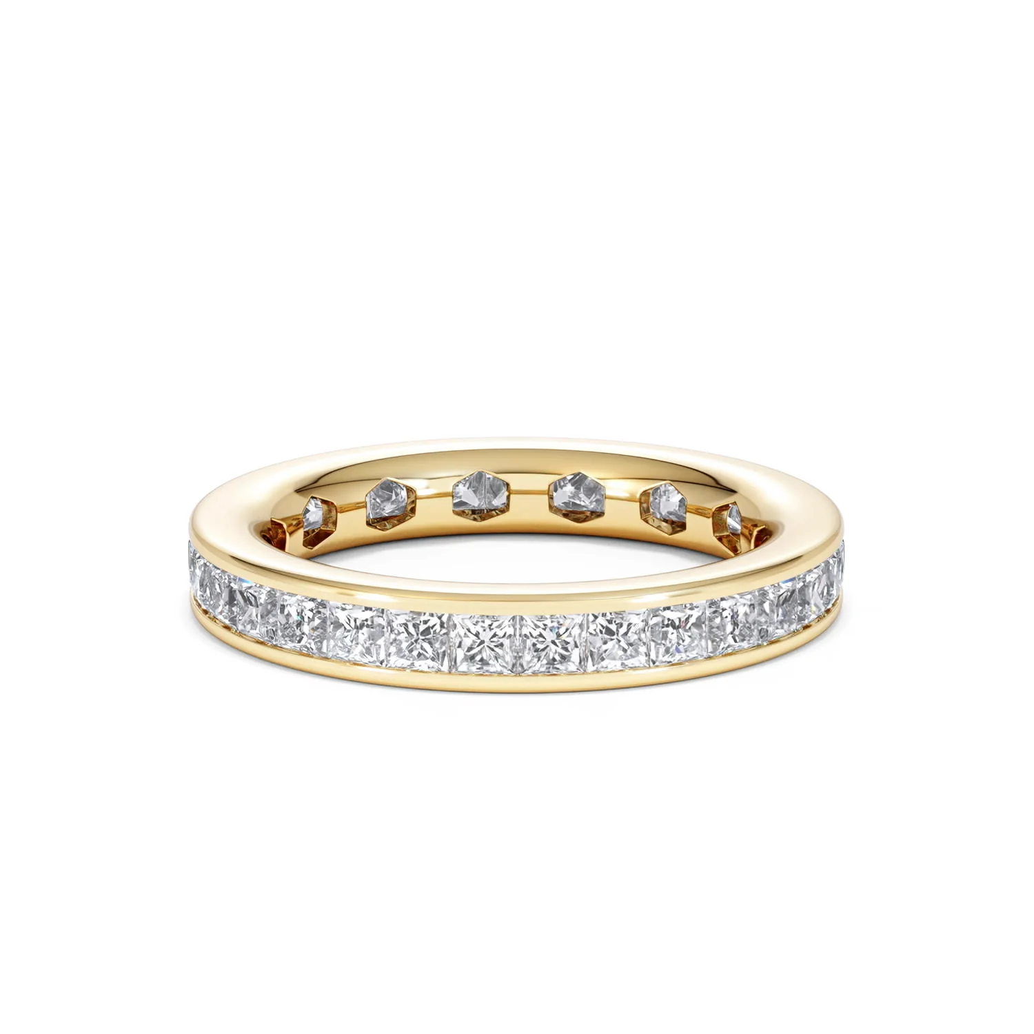 Lauren Lab Princess Diamond Eternity Ring 18K Gold 2.00ct G/Vs - Image 71