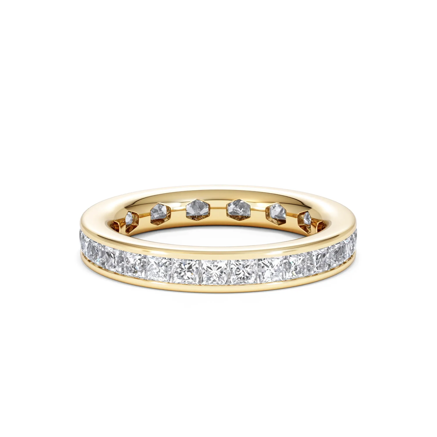 Lauren Lab Princess Diamond Eternity Ring 18K Gold 2.00ct G/Vs - Image 77