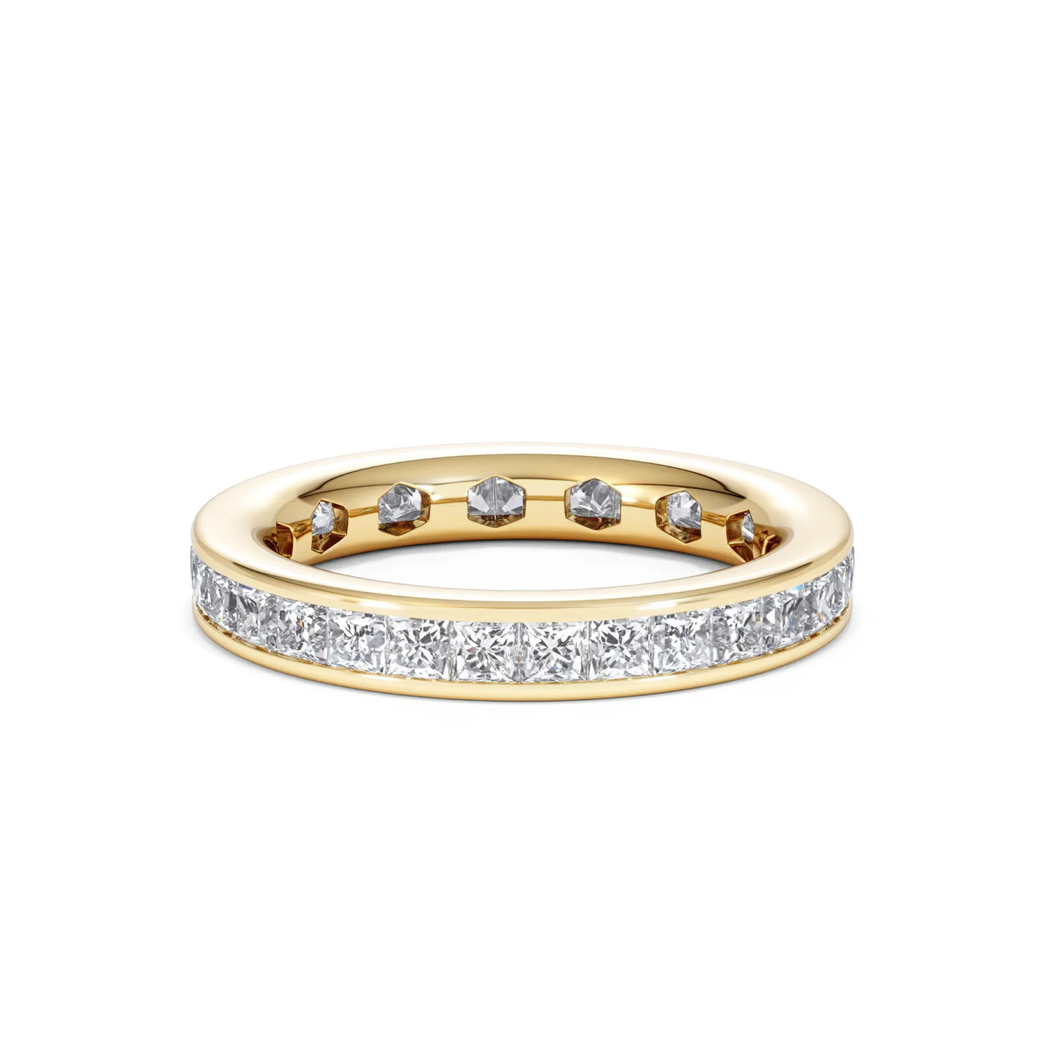 Lauren Lab Princess Diamond Eternity Ring 18K Gold 2.00ct G/Vs - Image 81
