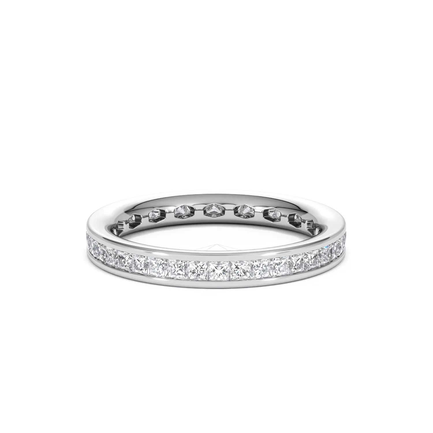 Lauren Lab Princess Diamond Eternity Ring 18K White Gold 1.00ct G/Vs - Image 68
