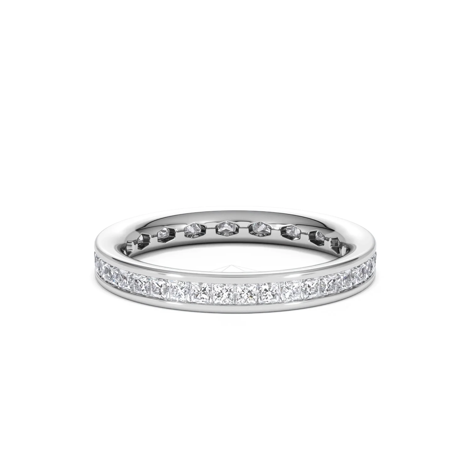 Lauren Lab Princess Diamond Eternity Ring Platinum 1.00ct G/Vs - Image 29