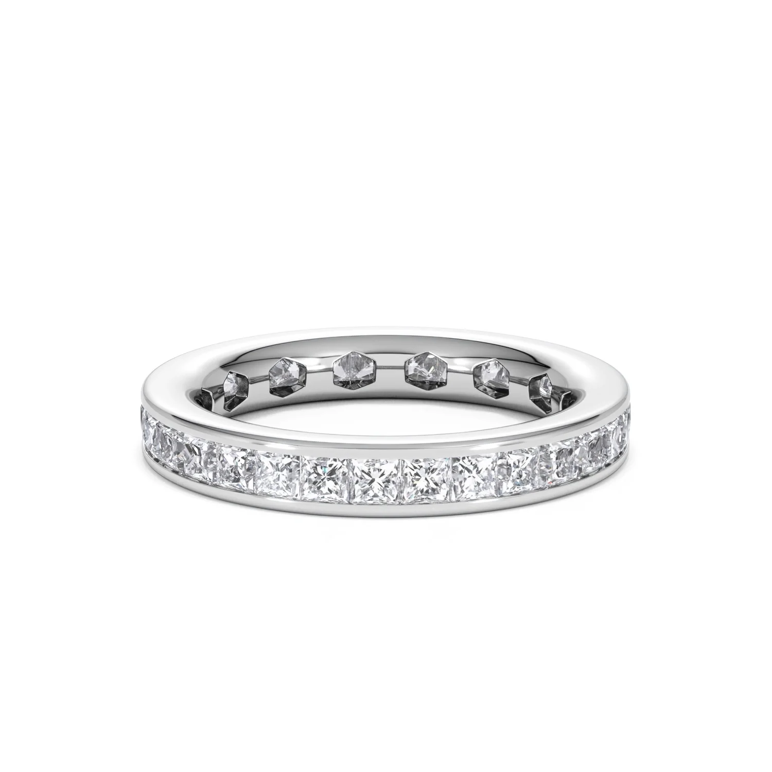 Lauren Lab Princess Diamond Eternity Ring Platinum 2.00ct G/Vs - Image 82