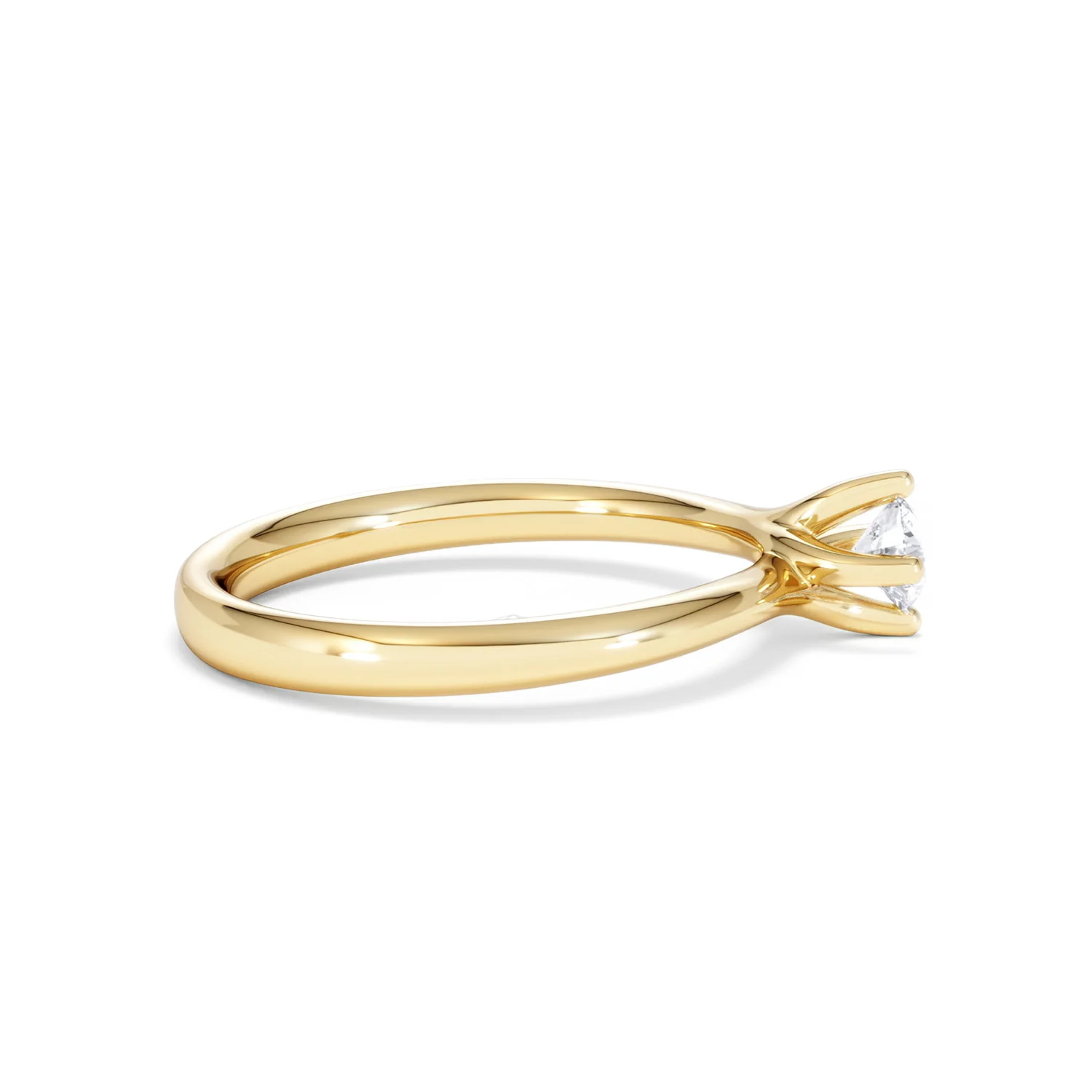 Lily Certified Lab Diamond Engagement Ring 0.25CT F/VS1 18K Gold - Image 28