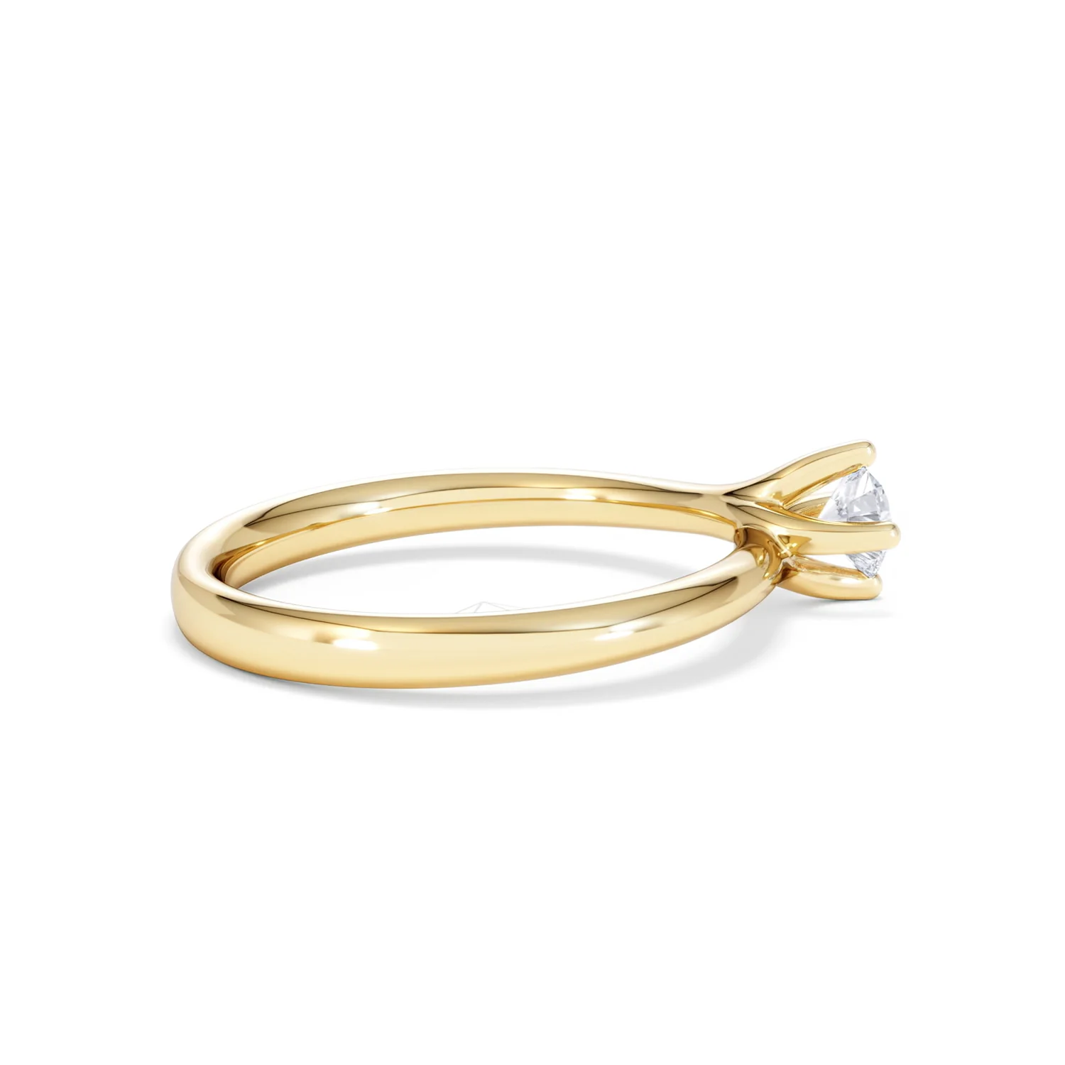 Lily Certified Lab Diamond Engagement Ring 0.25CT F/VS1 18K Gold - Image 31