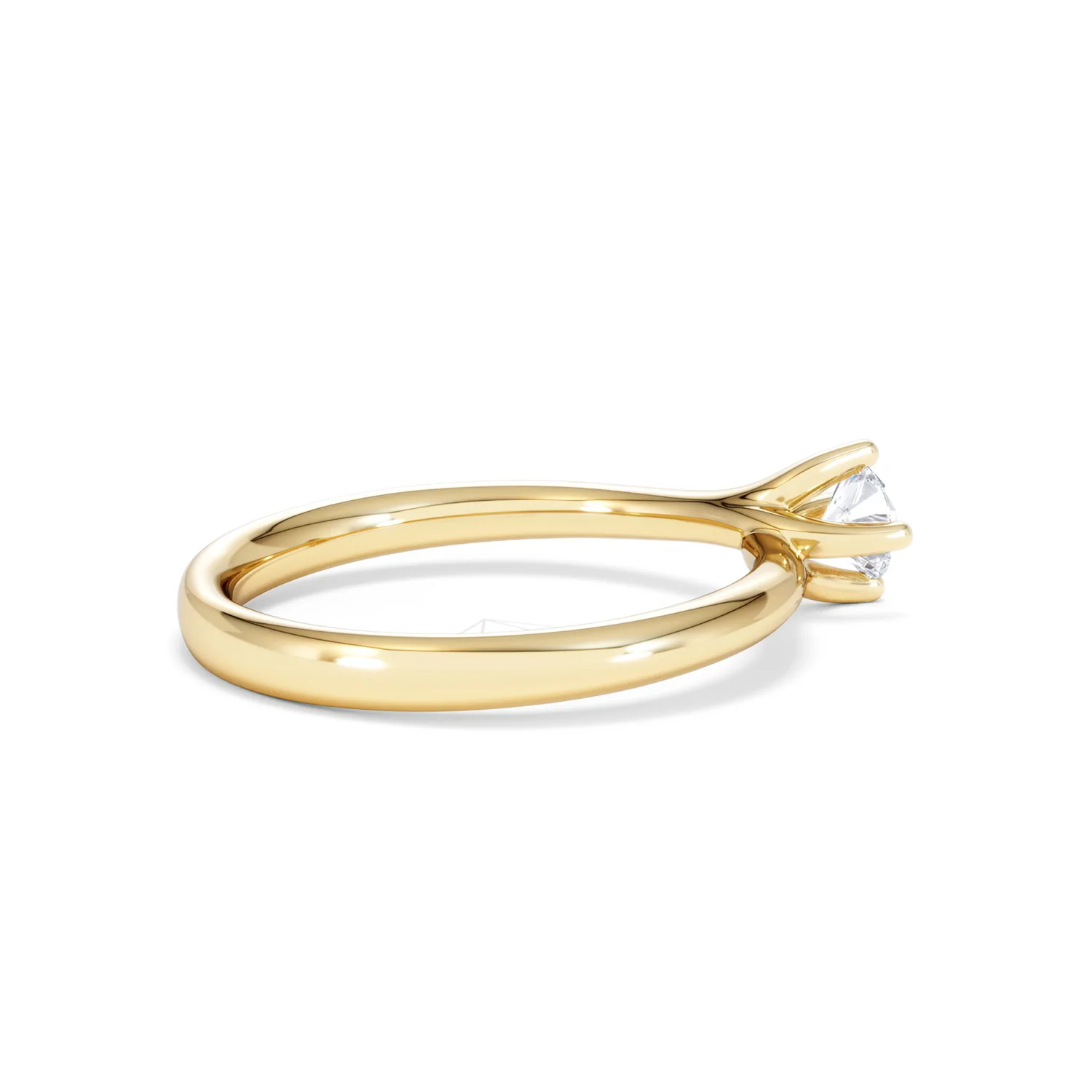 Lily Certified Lab Diamond Engagement Ring 0.25CT F/VS1 18K Gold - Image 33