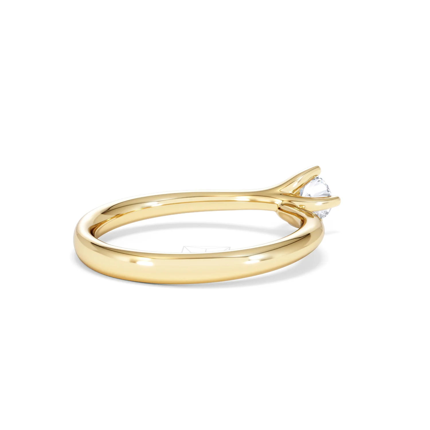 Lily Certified Lab Diamond Engagement Ring 0.25CT F/VS1 18K Gold - Image 37