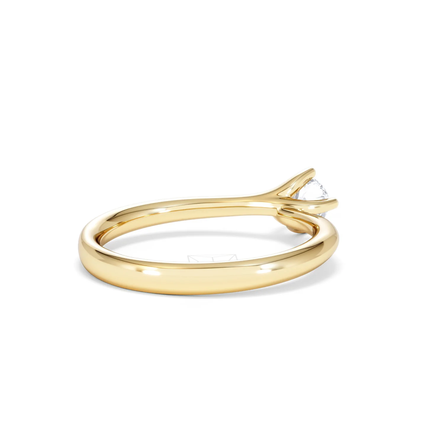 Lily Certified Lab Diamond Engagement Ring 0.25CT F/VS1 18K Gold - Image 39