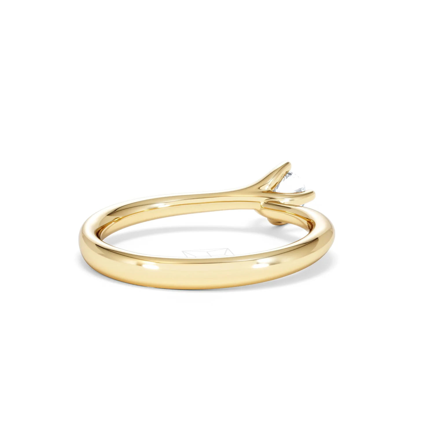 Lily Certified Lab Diamond Engagement Ring 0.25CT F/VS1 18K Gold - Image 41