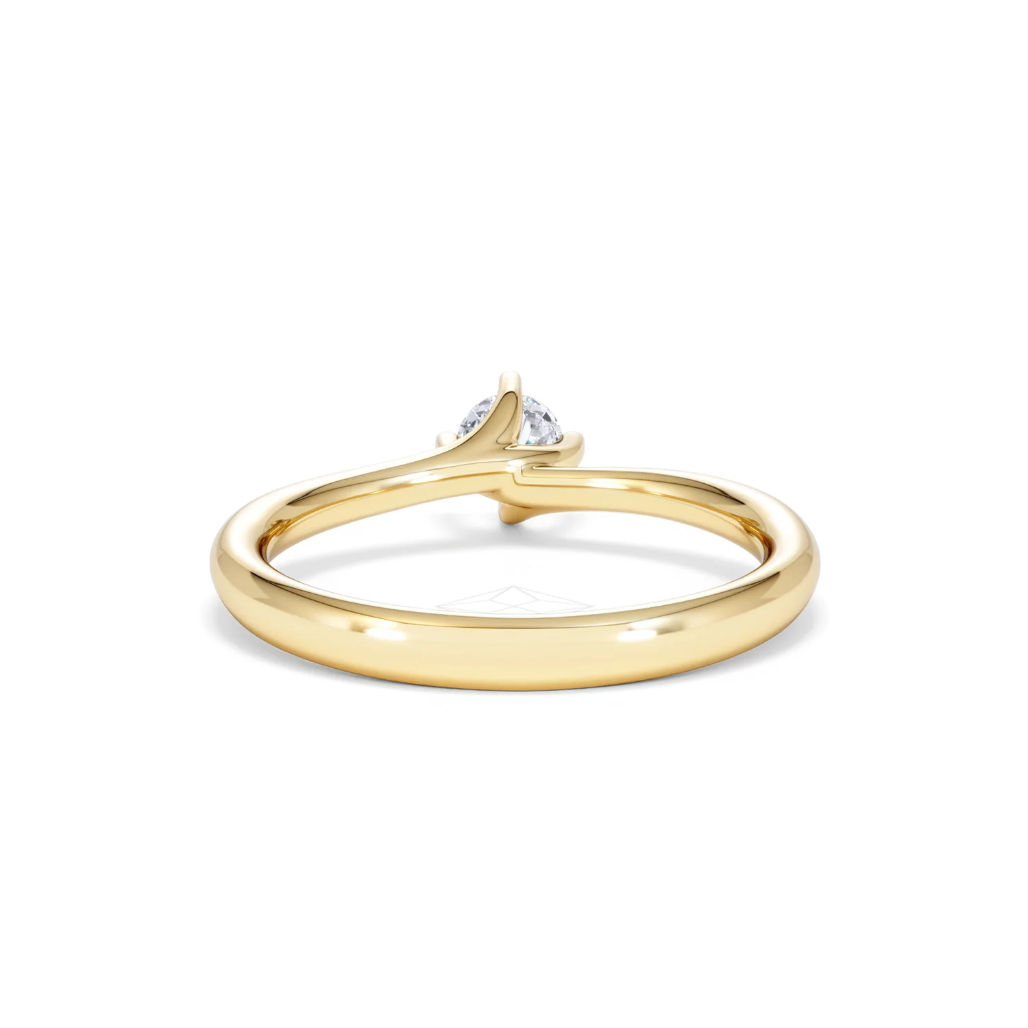 Lily Certified Lab Diamond Engagement Ring 0.25CT F/VS1 18K Gold - Image 48