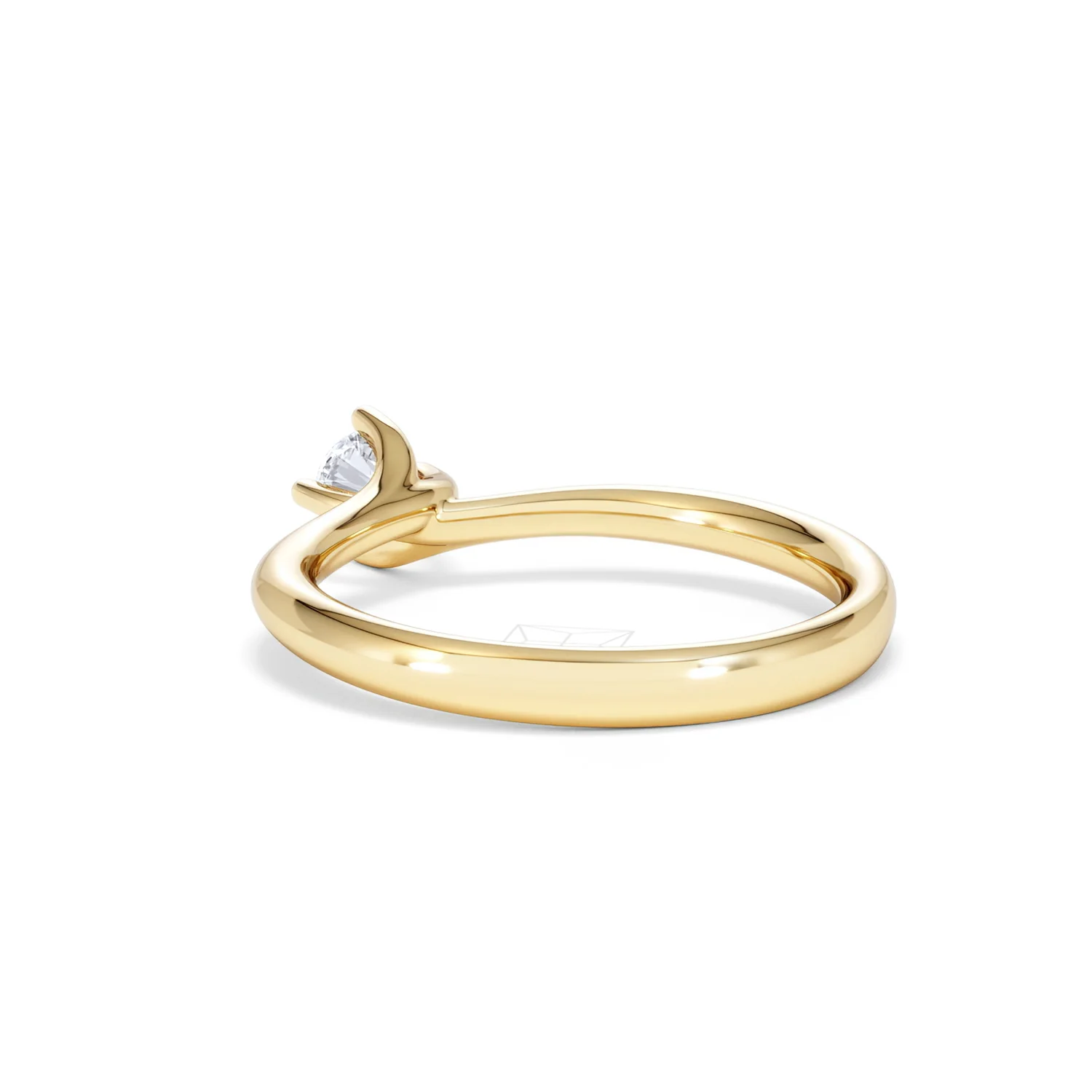 Lily Certified Lab Diamond Engagement Ring 0.25CT F/VS1 18K Gold - Image 55