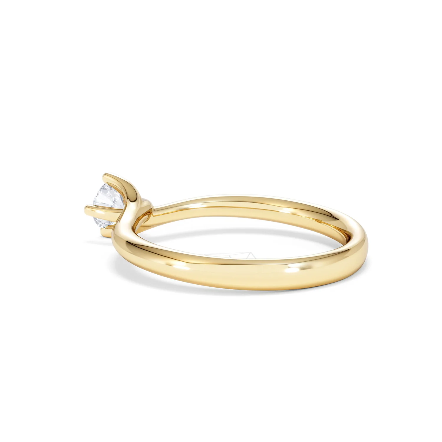Lily Certified Lab Diamond Engagement Ring 0.25CT F/VS1 18K Gold - Image 60