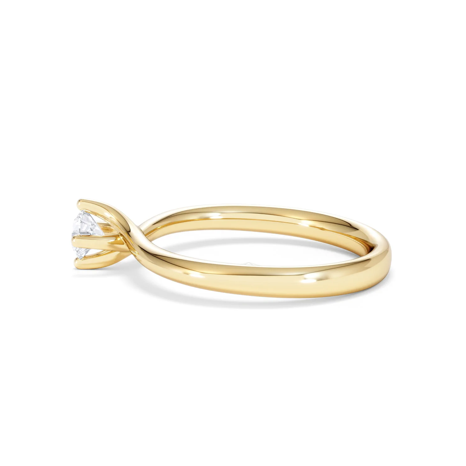 Lily Certified Lab Diamond Engagement Ring 0.25CT F/VS1 18K Gold - Image 67