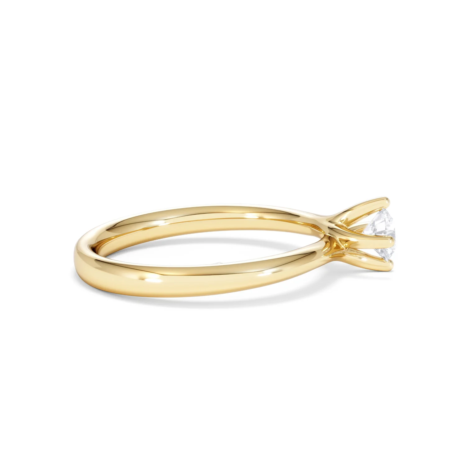 Lily Certified Lab Diamond Engagement Ring 0.33CT F/VS1 18K Gold - Image 28
