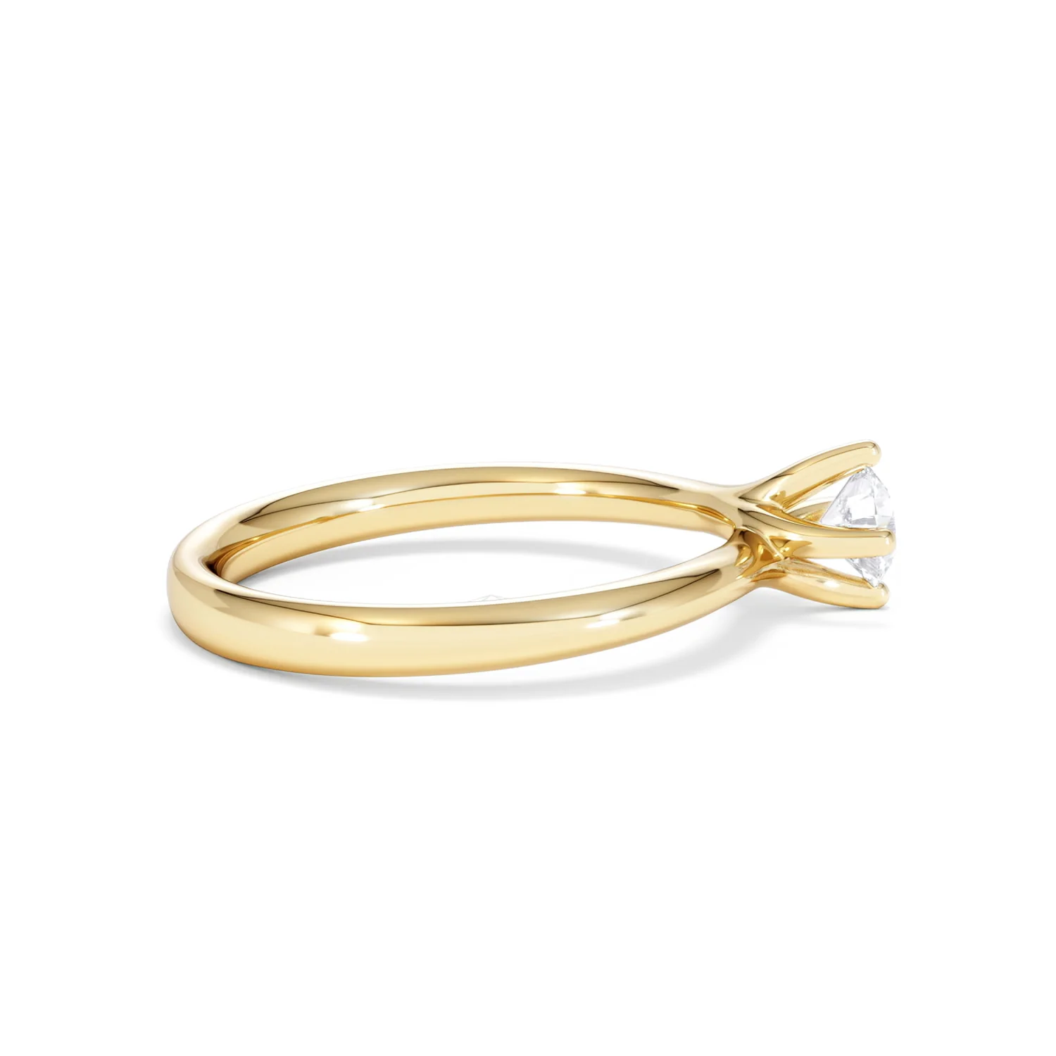 Lily Certified Lab Diamond Engagement Ring 0.33CT F/VS1 18K Gold - Image 29