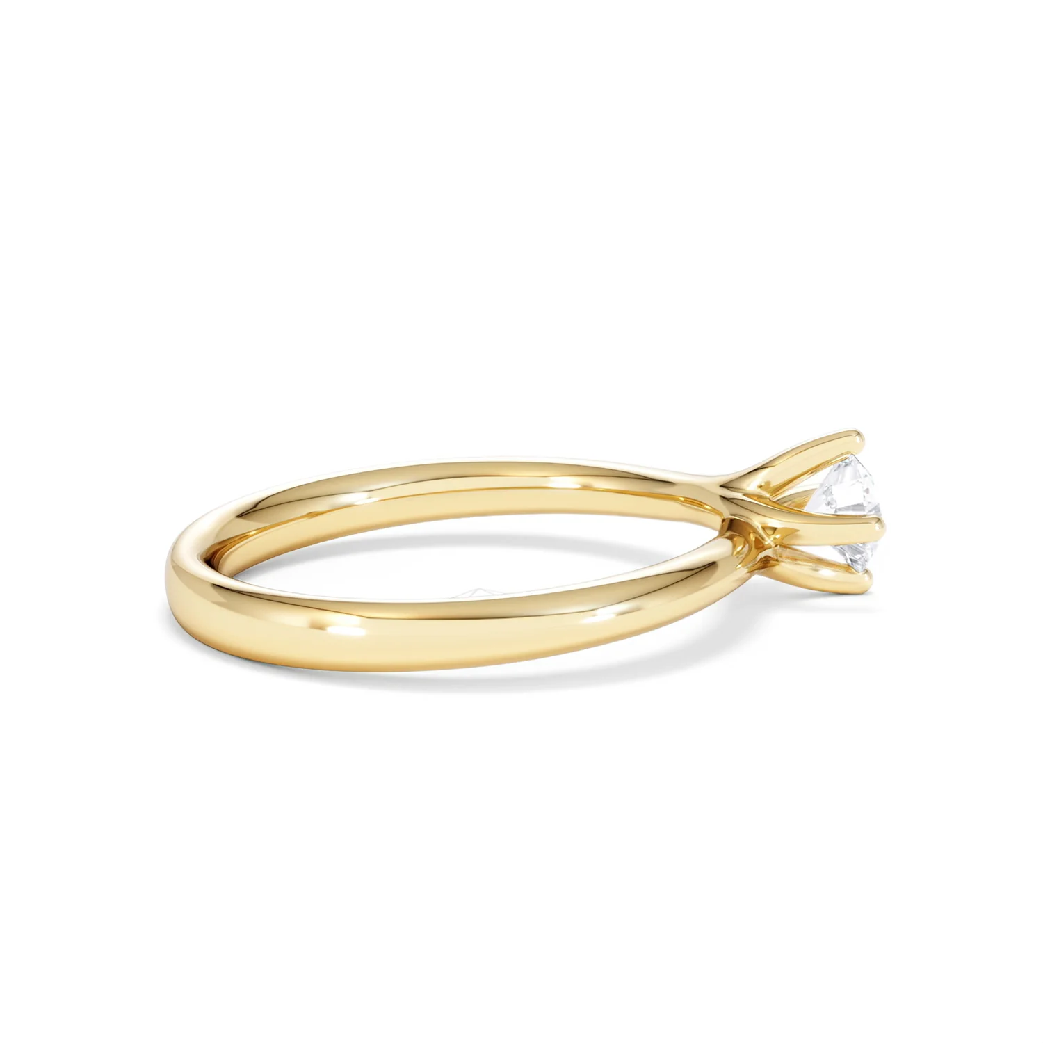 Lily Certified Lab Diamond Engagement Ring 0.33CT F/VS1 18K Gold - Image 30