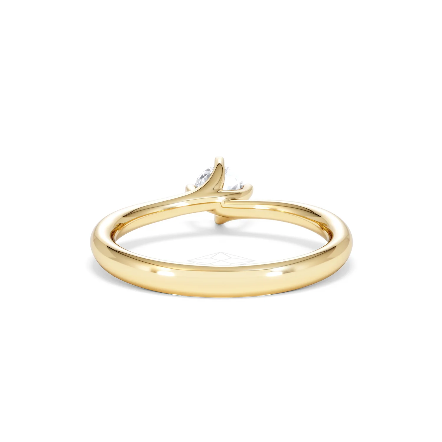 Lily Certified Lab Diamond Engagement Ring 0.33CT F/VS1 18K Gold - Image 48