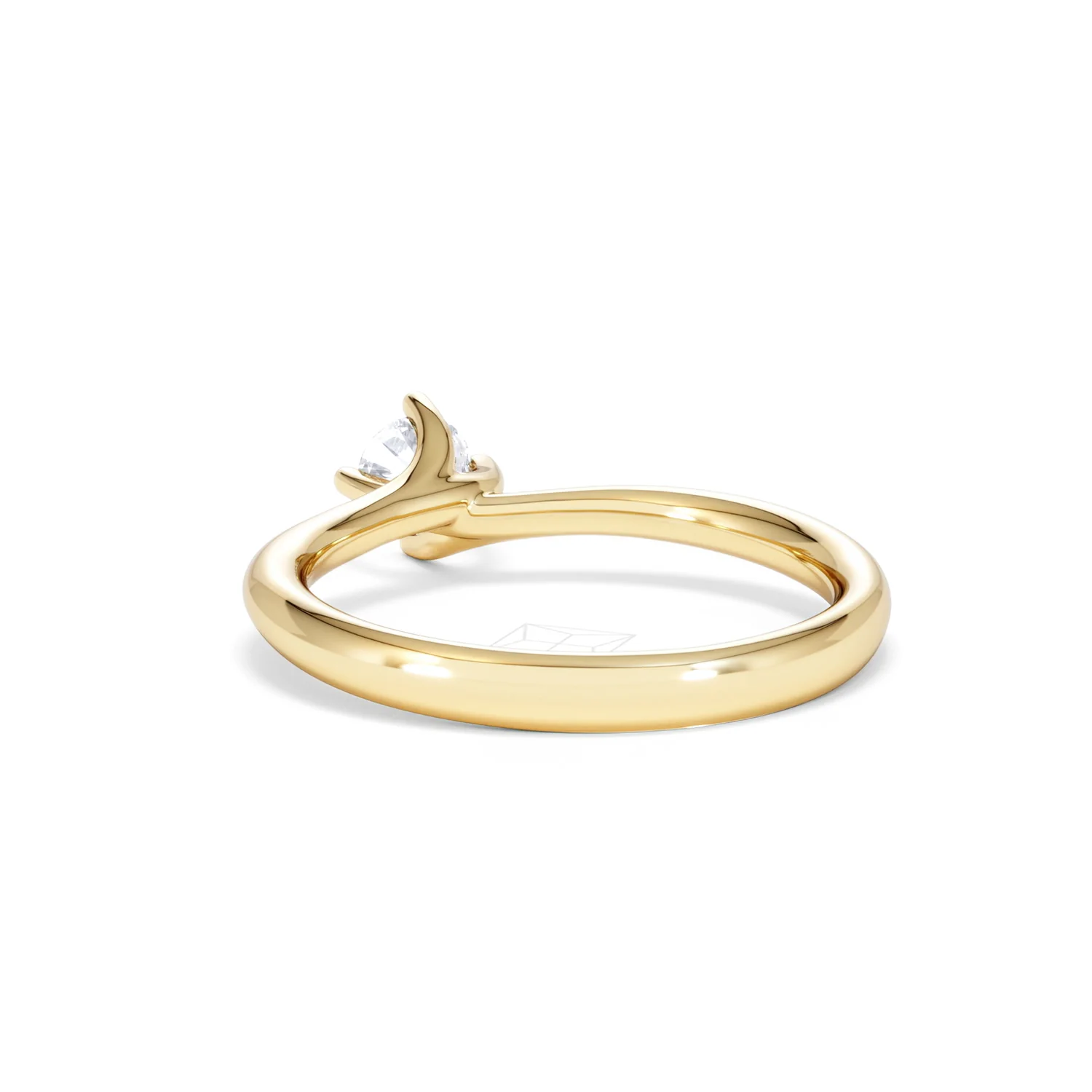Lily Certified Lab Diamond Engagement Ring 0.33CT F/VS1 18K Gold - Image 53