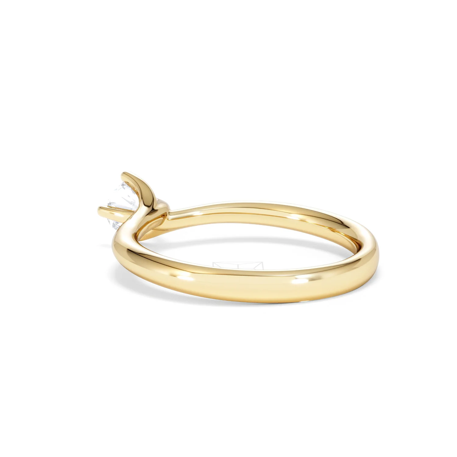 Lily Certified Lab Diamond Engagement Ring 0.33CT F/VS1 18K Gold - Image 58