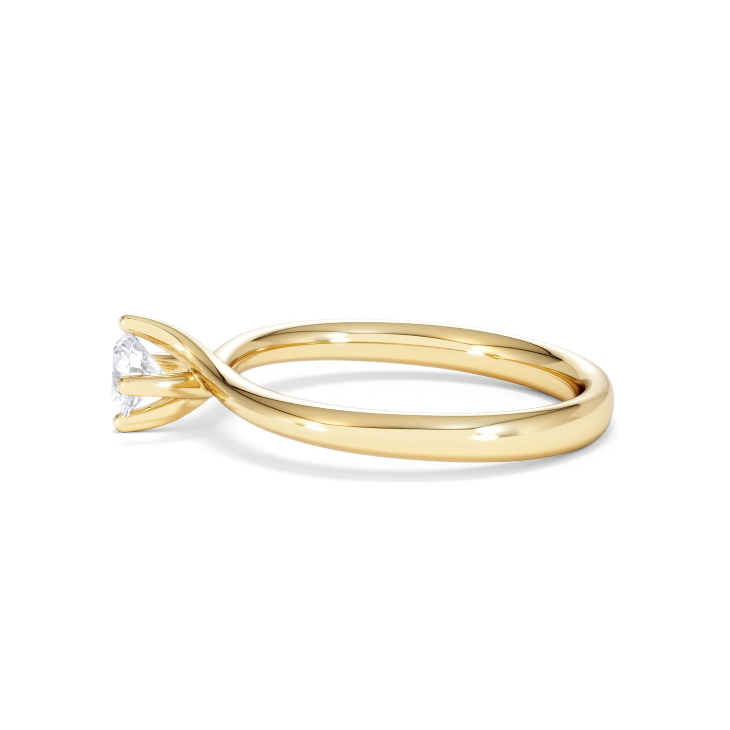 Lily Certified Lab Diamond Engagement Ring 0.33CT F/VS1 18K Gold - Image 69