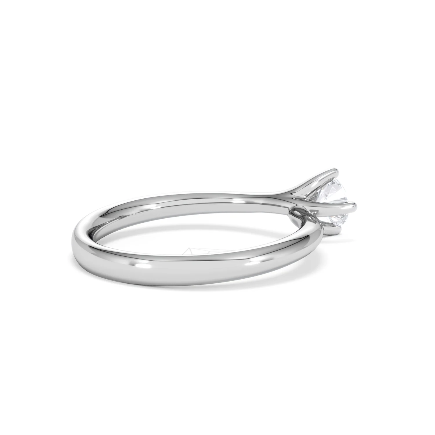 Lily Certified Lab Diamond Engagement Ring 0.33CT F/VS1 18K White Gold - Image 35