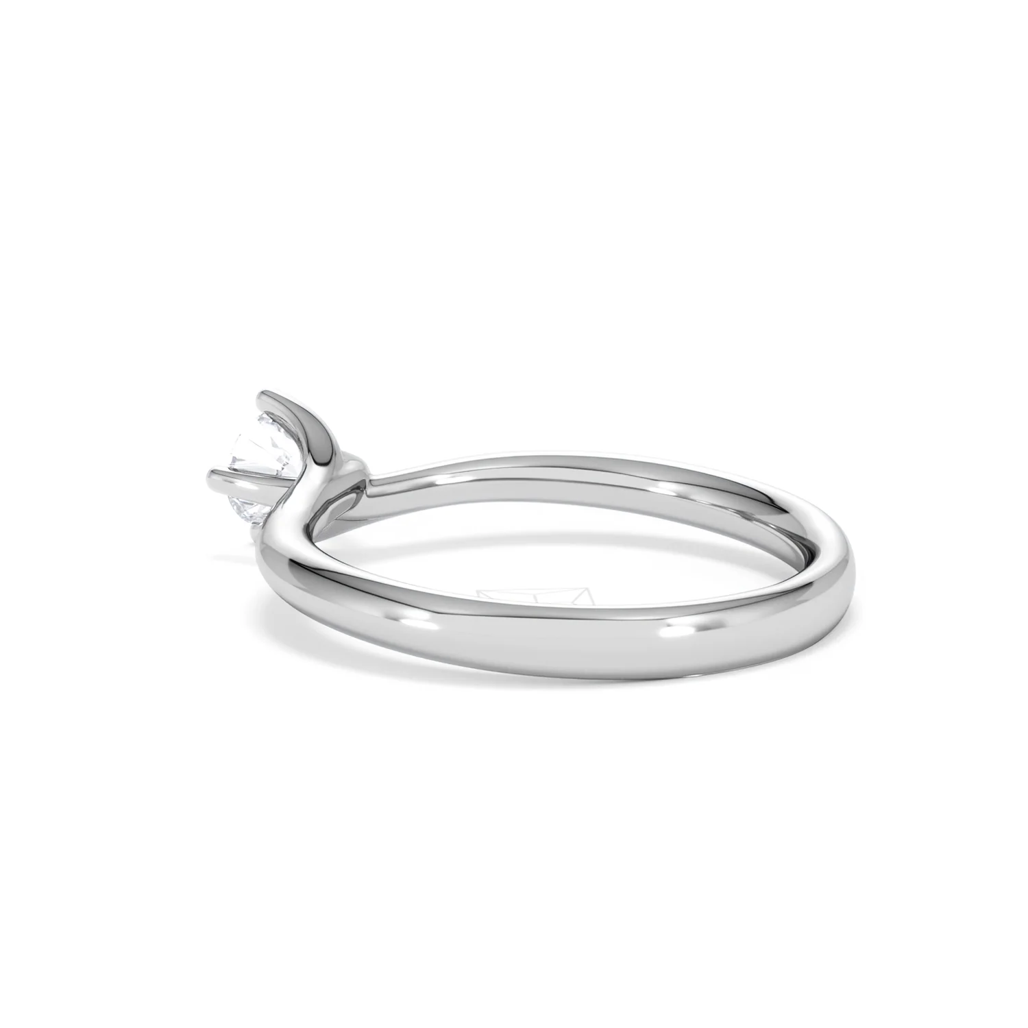 Lily Certified Lab Diamond Engagement Ring 0.33CT F/VS1 18K White Gold - Image 59