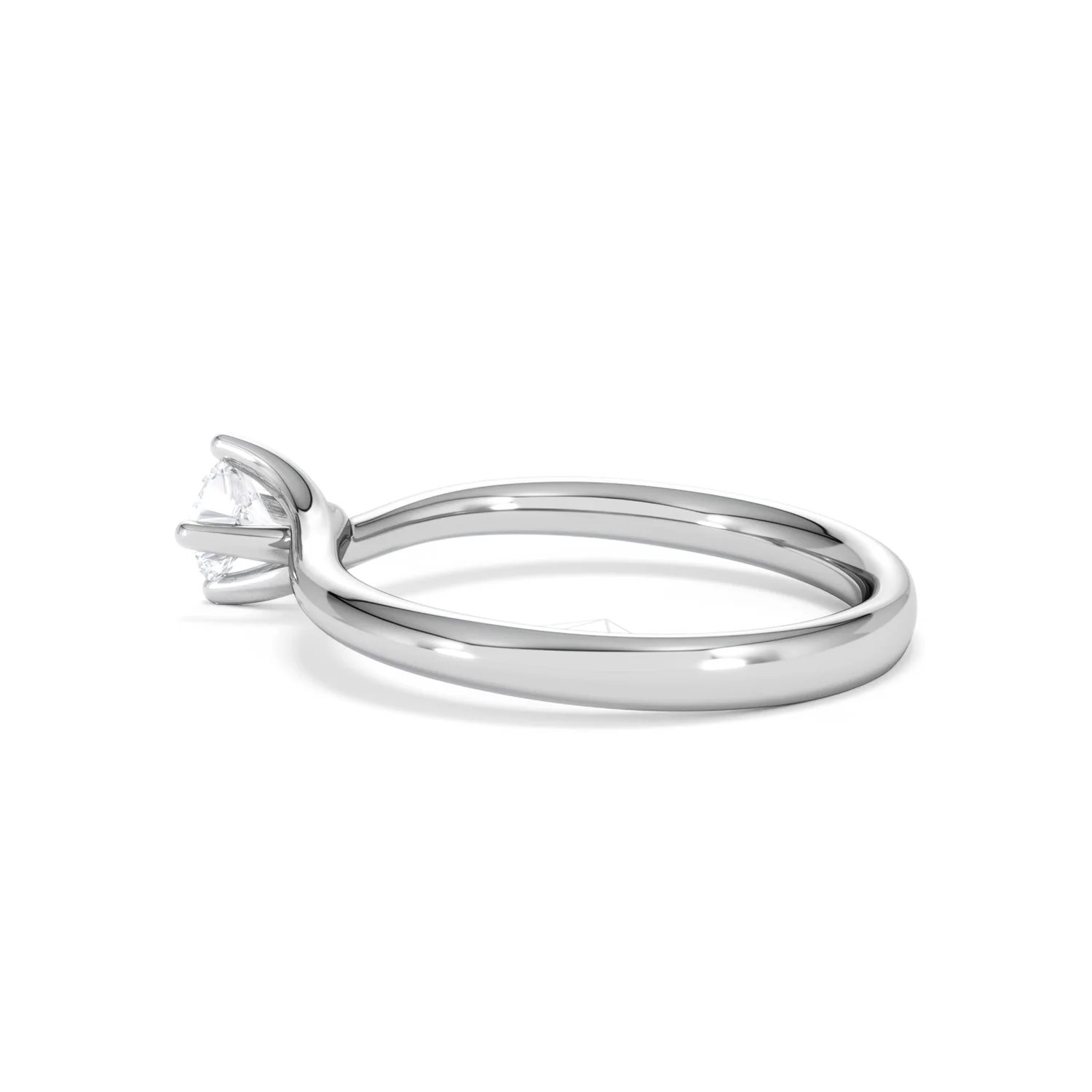 Lily Certified Lab Diamond Engagement Ring 0.33CT F/VS1 18K White Gold - Image 63